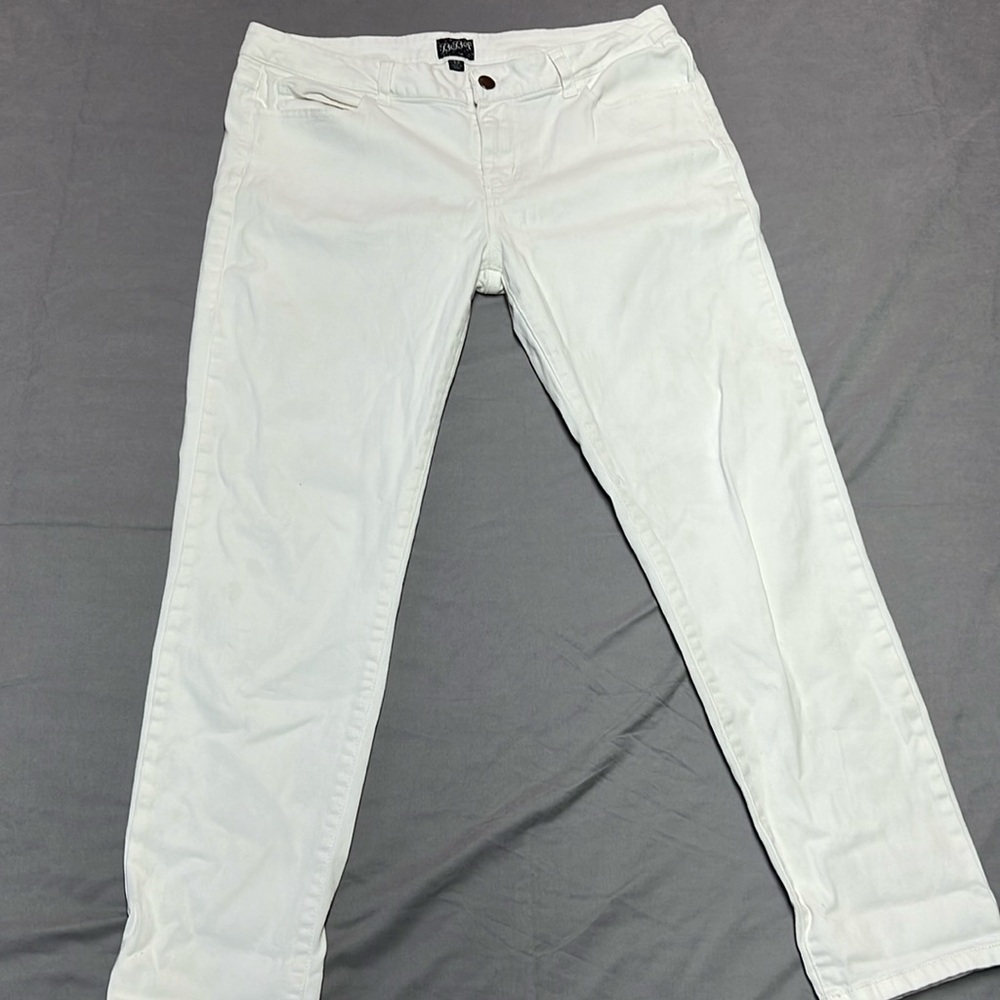 Bebop women’s jeans white size 13